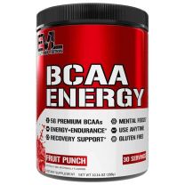 BCAA ENERGY stimuleert prestaties door een combinatie van BCAA's van de hoogste kwaliteit, natuurlijke energizers, uithoudingsverhogende aminozuren en antioxidanten die je op elk moment kunt gebruiken!