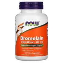 Bromelain 2400 GDU/g - 500mg | Now Foods