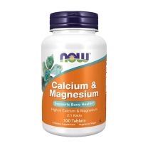 Calcium & Magnesium | NOW Foods, 100 tablets