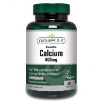 Natures Aid Chewable Calcium 400mg