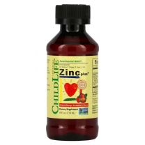 ChildLife Essentials, Essentials, Zinc Plus, Natural Mango Strawberry , 4 fl oz (118 ml). Vloeibare zink
