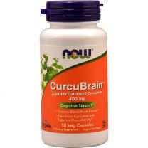 CurcuBrain - Longvida – SLCP curcumin (Solid Liquid Curcumin Particles) | Now Foods