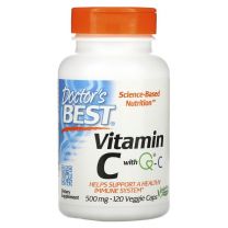 Doctor's Best, Vitamin C with Quali-C, 500mg, 120 vcaps