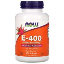 E-400, D-Alpha Tocopheryl 268 mg (400 IU) - Now Foods