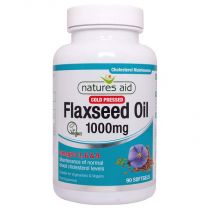 Natures Aid Flaxseed Oil 1000mg 