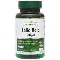 Natures Aid Folic Acid 400ug
