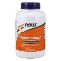 glucomannan 575 mg NOW foods van konjac wortel