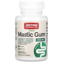 Mastic Gum (mastika extract) ondersteunt de gezondheid van de cellen en weefsels van de maag en twaalfvingerige darm om de gezondheid van het maag-darmkanaal te bevorderen. * Het bevat hars van de mastiekboom (Pistacia lentiscus), ook wel mastiha genoemd,