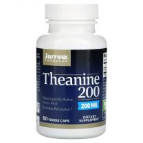 theanine 200, 60 veggie caps, jarrow formulas