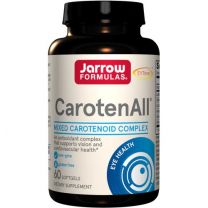 Jarrow Formulas® CarotenAll®, een gemengd antioxidant carotenoïdencomplex met de belangrijkste carotenoïden uit fruit en groenten, ondersteunt het gezichtsvermogen en de gezondheid van hart en bloedvaten. 
