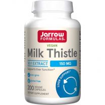 Jarrow Milk Thistle. Mariadistel (Silybum marianum) is een plant die vooral gebruikt wordt omwille van haar bescherming van de lever tegen toxische stoffen, zoals alcohol en bepaalde geneesmiddelen, en bij leveraandoeningen. 