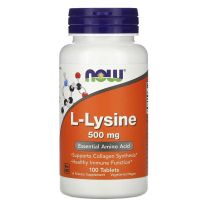 L-Lysine 500mg tabletten,  NOW Foods