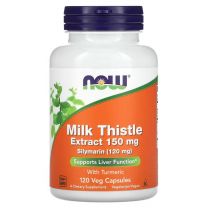 NOW Foods, Milk Thistle Extract , 150 mg, 120 Veg Capsules