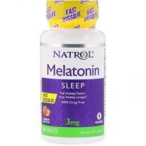 Melatonin Fast Dissolve Strawberry Flavor 3 mg | Natrol