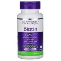 natrol Biotin, 10.000 mcg Maximum Strength