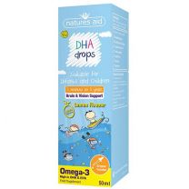 DHA druppels - DHA Mini Drops baby's & kids, Natures Aid