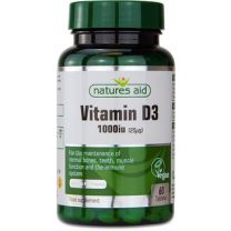 Vitamin D3 1000iu (Vegan) - Natures Aid 