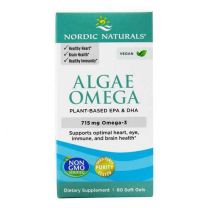 Algen Omega, 715mg Omega 3 - Nordic Naturals, algae omega