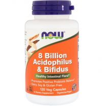 NOW Foods 8 Billion Acidophilus Bifidus Probiotica