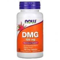DMG 125 mg, 100 Veg Capsules, NOW Foods