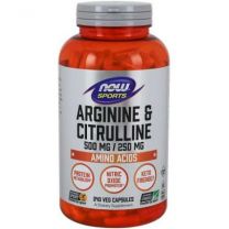 Arginine Citrulline, 500/250 | Now Foods 