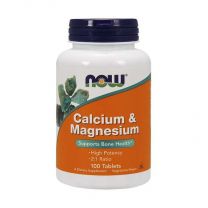 Calcium & Magnesium | NOW Foods, 100 tablets