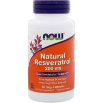 natural resveratrol 200 mg now foods