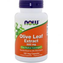 Olive Leaf Extract, 500 mg (olijfblad) 6% oleuropeïne  | Now Foods