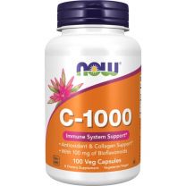 NOW C-1000 Immune System Support With 100mg of Bioflavonoids