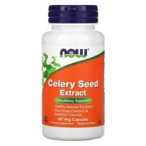 NOW Foods, Celery Seed Extract, 60 Veg Capsules, Selderijzaad