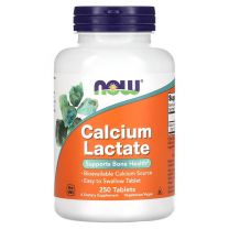 NOW Calcium Lactaat is een stabiele en biobeschikbare vorm van fosforvrij Calcium. Calcium is een mineraal dat essentieel is voor de groei en het behoud van gezonde botten en tanden. Calcium is ook essentieel voor veel lichaamsfuncties, waaronder normale 