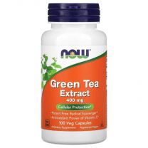 green tea extract 400 mg, 100 veg capsules, now foods