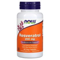 Natural Resveratrol 200mg, Now Foods