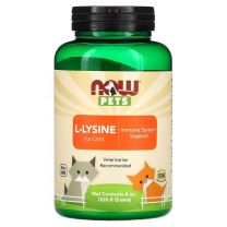Pets, L-Lysine for Cats, NOW Foods, Lysine voor katten