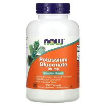 NOW Foods, Potassium Gluconate, 99 mg, 250 Tablets, Kalium
