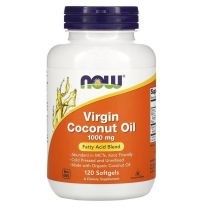 Virgin Coconut Oil 1000 mg, Now Foods
