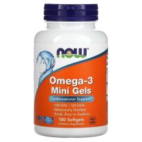 Omega-3 Mini Gels Fish Oil Softgels van Now Foods