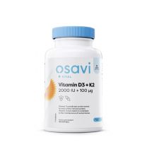 Osavi Vitamin D3 + K2, 2000 IU + 100 μg - 120 softgels