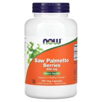 Saw Palmetto Berries, 250 veg capsules, Now Foods