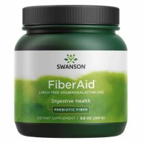 Swanson FiberAid bevordert een gezonde microflora in het spijsverteringsstelsel; helpt bij constipatie. Arabinogalactan. Prebioticum met vezels van Larix-extract voor een goede stoelgang.