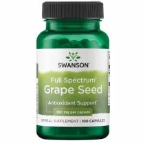 Swanson, Full Spectrum Grape Seed, 380 mg, 100 Capsules. Druivenpit extract