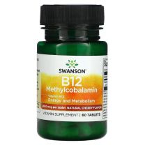 Vitamin B-12 Methylcobalamin 2500mcg, Swanson