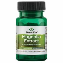 Swanson, Magnolia Extract, 200 mg , 30 Veggie Caps