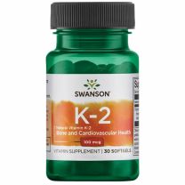 Swanson Ultra Natto K7, levert 100 mcg vitamine K2. Swanson Ultra Natto K7 (voorheen MenaQ7) is de biologisch meest actieve vorm van vitamine K2. Afgeleid van 100% natuurlijke Japanse natto (een gefermenteerd sojaproduct), is wetenschappelijk bewezen dat 