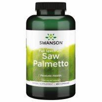 Swanson Saw Palmetto 540mg - 250 caps voor mannen. Gezonde prostaat, gezond haar en gezonde urinewegen. Zorgt Saw Palmetto ervoor dat je meer plast? Verschillende onderzoeken suggereren dat het kruid effectief is bij de behandeling van symptomen, waaronde