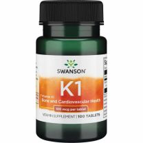 Swanson, Vitamin K1, 100mcg