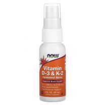Vitamin D-3 & K-2 Liposomal Spray, NOW Foods
