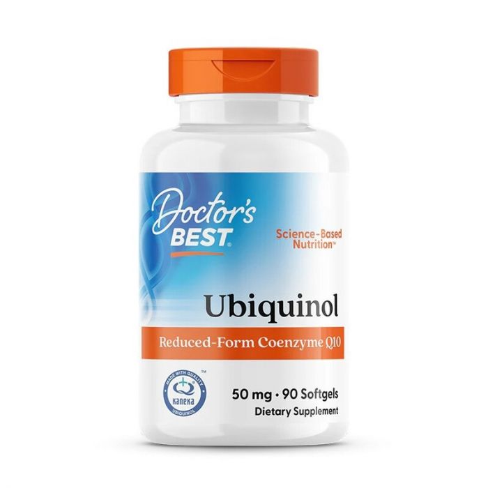Doctor's Best - Ubiquinol met Kaneka - 90 softgels (50 mg)