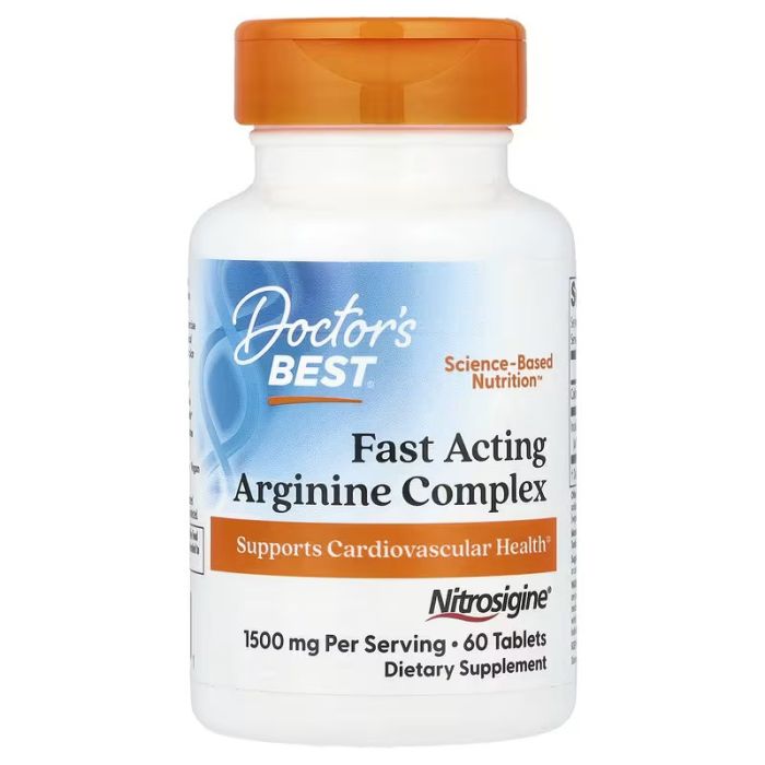 Doctor's Best, Fast Acting Arginine Complex, 60 Tablets