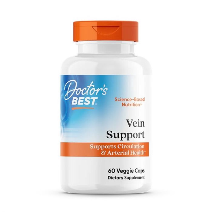 Doctor's Best Vein Support with DiosVein and MenaQ7, 60 Veggie Caps Doctor's Best Vein Support with DiosVein and MenaQ7, 60 Veggie Caps